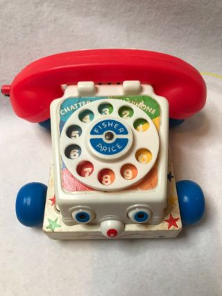 Vintage Fisher Price 1961 Chatter Phone 58 Yrs Old From Toy Story