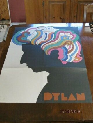 Vintage Milton Glaser Bob Dylan Poster