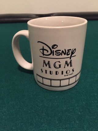 Vintage Disney Mgm Studios Coffee Mug Collectible Cup 1987