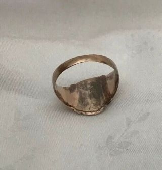 Vintage Unmarked 10k Gold Ring Sz.  11.  5 6