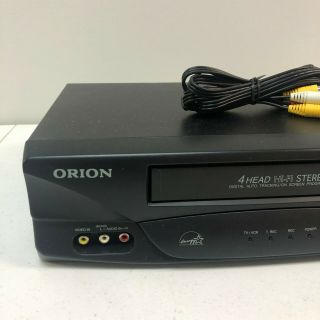 Orion VR5006 Stereo VHS VCR Player Recorder No Remote AND 2