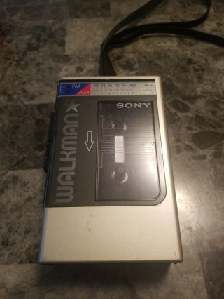 Vintage 80s Sony Walkman Wm - F8 Am/fm Stereo Radio & Cassette Player