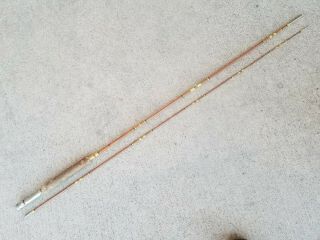 Vintage 1960s Wright & Mcgill 2a - & 7ft " Sweetheart " 2 Piece Fly Rod Eagle Claw