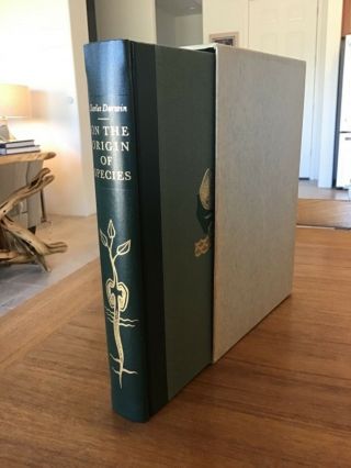 " On The Origin Of Species " By Charles Darwin 1st Edition Heritage Press 1963