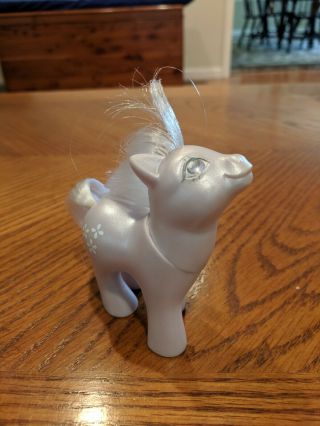 Vintage Hasbro My Little Pony G1 Pearly Baby Blossom 1984 Pearlized