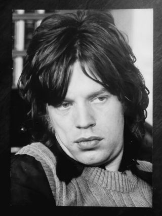 Mick Jagger Vintage & Photograph 1970 Uk Stephan Goldblatt Beatles
