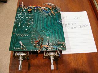 PARTING OUT SANSUI 9090 EQUALIZER CONTROL CIRCUIT BOARD F - 2541 2