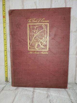 The Birds Of America,  John James Audubon,  Macmillan,  1942,  3th Printing Huge Htf