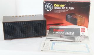 Vintage General Electric Zonar Electronic Burglar Alarm Home Security Audible
