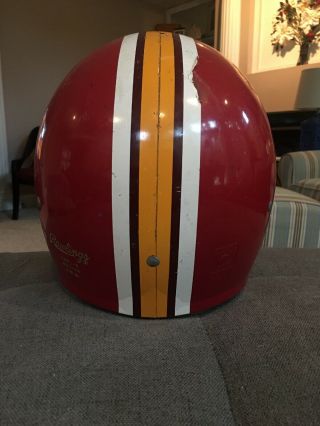 Washington Redskins Rawlings Football Helmet Vintage 1980 ' s 4