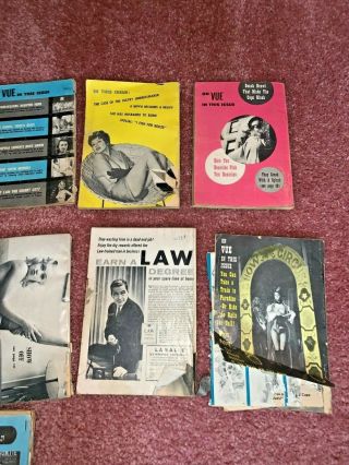 12 Vintage 1950s Adult Men ' s Magazines VUE TAB FOTO - RAMA,  PIN UP WORN 8