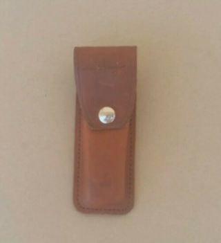 Vintage Schrade / Uncle Henry 6 " Tall Brown Leather Sheath Only