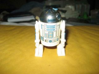 Vintage 1977 Star Wars R2 - D2 With Sensor Scope And Head Turns And Clicks