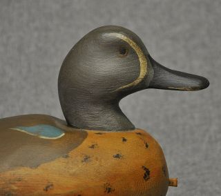 East Coast style Blue - Wing Teal drake duck decoy paint WMW 4