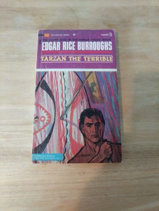 Tarzan The Terrible (8) By Edgar Rice Burroughs (1963,  Ballantine Books)