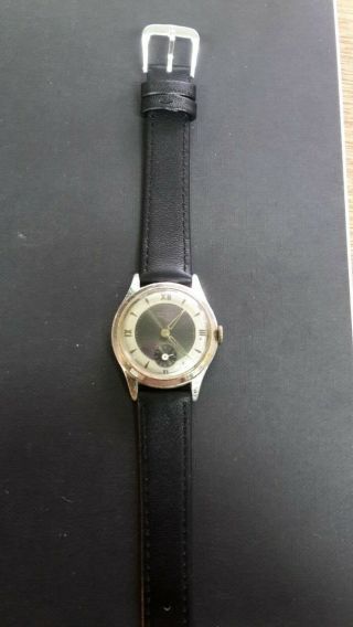 Vintage Gents Military Mechanical Watch With Sub Dial Second Hand