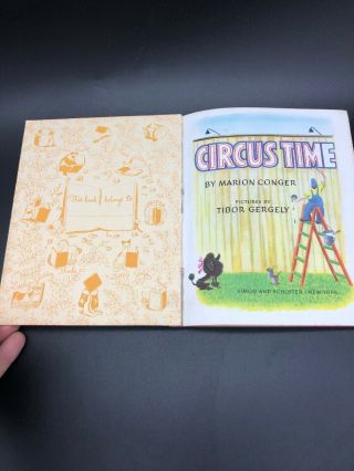 Circus Time: A Little Golden Book 1948 3