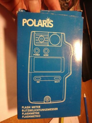 Vintage Mib Polaris Flash Meter - Japan