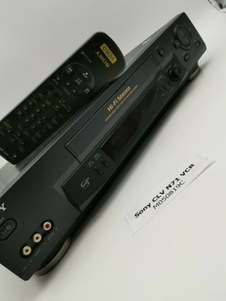 Sony Vcr Slv - N71 Hi - Fi Stereo Vhs Player With Remote