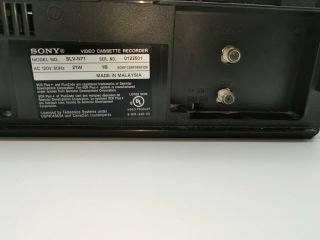 Sony VCR SLV - N71 Hi - Fi Stereo VHS Player with Remote 6