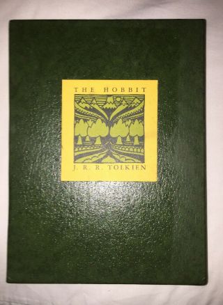 The Hobbit By J.  R.  Tolkien Leather Bound Deluxe Collector 