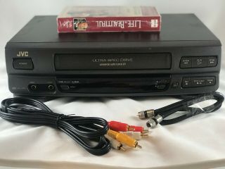 Jvc Hr - J430u 4 - Head Vcr Vhs Video Cassette Recorder Player No Remote