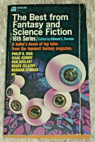 The Best From Fantasy And Science Fiction,  16th Series,  Vintage 1960 