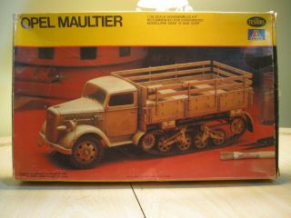 Vintage Testors Italeri 1/35 Opel Maultier Half - Track Truck 814