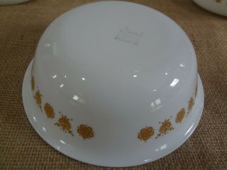 Vintage Corelle Corning Butterfly Gold Cereal Bowls Set Of 6 Size 6 1/4 3