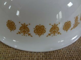 Vintage Corelle Corning Butterfly Gold Cereal Bowls Set Of 6 Size 6 1/4 4