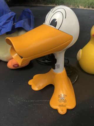 Vintage Retro Crazy Duck Salton Hd - 5060 Hairdryer Donald