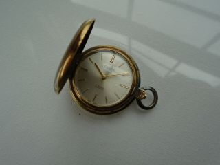 Vintage Arnex 17 Jewel Pocket Watch Runs Well