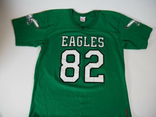 Vintage Rawlings Philadelphia Eagles 82 Jersey Shirt 50/50 Blend Mens Large