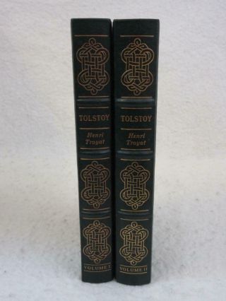 Henri Troyat Tolstoy 2 Volumes Easton Press Library Of Great Lives 1993
