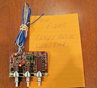 Parting Out Sansui 9090 Filter & Muting Push Switch Circuit Board F - 2545