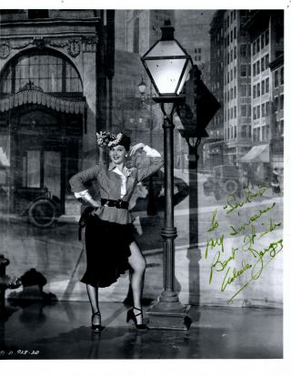 American Actress Adele Jergens,  Signed Vintage Studio Photo.