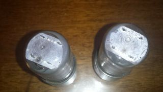 TEST NOS CODE MATCHED Pair RCA 6SL7GT SMOKED GREY GLASS Audio/Radio Tube TV - 7 3
