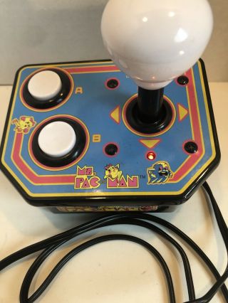 Ms Pac - Man Plug N Play Classic Arcade Joystick Pacman Namco Vintage 1993 MSI 2
