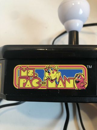 Ms Pac - Man Plug N Play Classic Arcade Joystick Pacman Namco Vintage 1993 MSI 5
