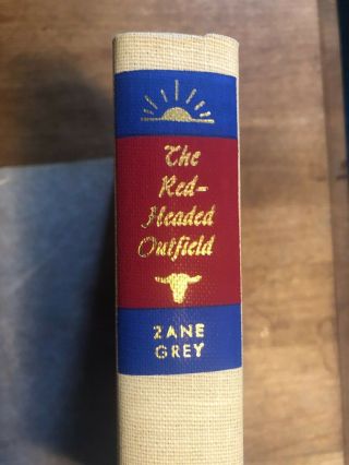 Zane Grey Wjb The Red - Headed Outfield Baseball Hb Book Walter J Black,