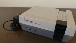 Vintage Nintendo Nes Console With Power Cord Only