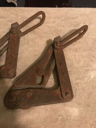 2 Vintage M.  KLEIN & SONS Cable/Wire Puller 1613 - 30 2