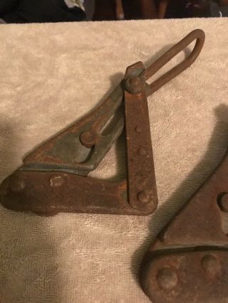 2 Vintage M.  KLEIN & SONS Cable/Wire Puller 1613 - 30 3