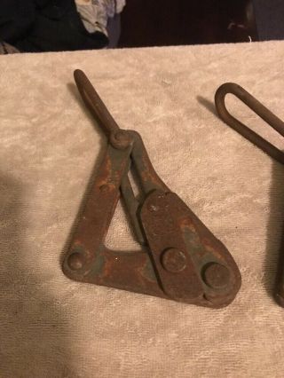 2 Vintage M.  KLEIN & SONS Cable/Wire Puller 1613 - 30 4