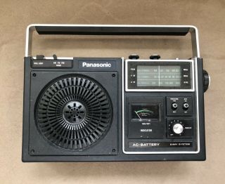 Panasonic Rf - 1080 Portable Am/fm Psb 3 - Band Radio With Power Cord