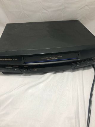 Vintage Panasonic Pv - V8450 4 - Head Vhs Vcr Player