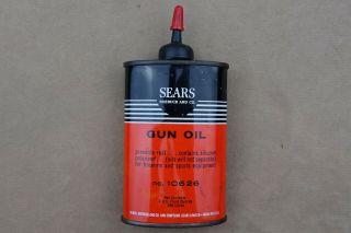 Sears Roebuck And Co.  Vintage Gun Oil Tin / Bottle