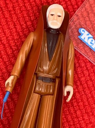 ❗️vtg 1977 Kenner Star Wars Ben Obi Wan Kenobi Lightsaber Cape First 1st 12 ❗️