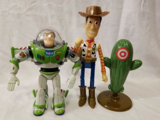 Vintage Original1995 Thinkway Disney Toy Story Buzz Lightyear And Woody