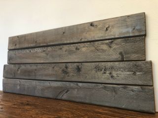 12 Rustic Weathered Wood Grey / Brown Vintage Reclaimed Barn Wood Look 5